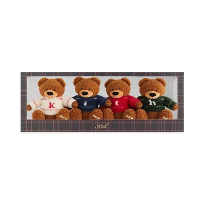 Kithmas Set of 4 Teddy Bears "Multi"