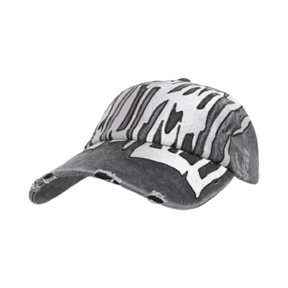 P.A.M. KEEP IT REAL CAP "BLACK WASH"