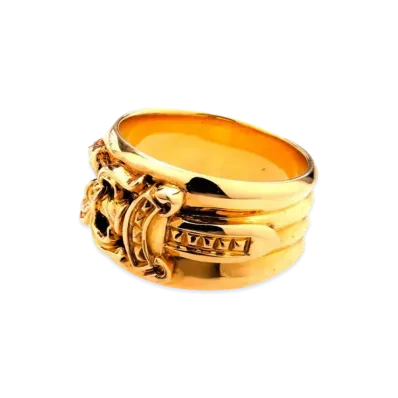 Chrome Hearts 22K Dagger Ring "Yellow Gold"