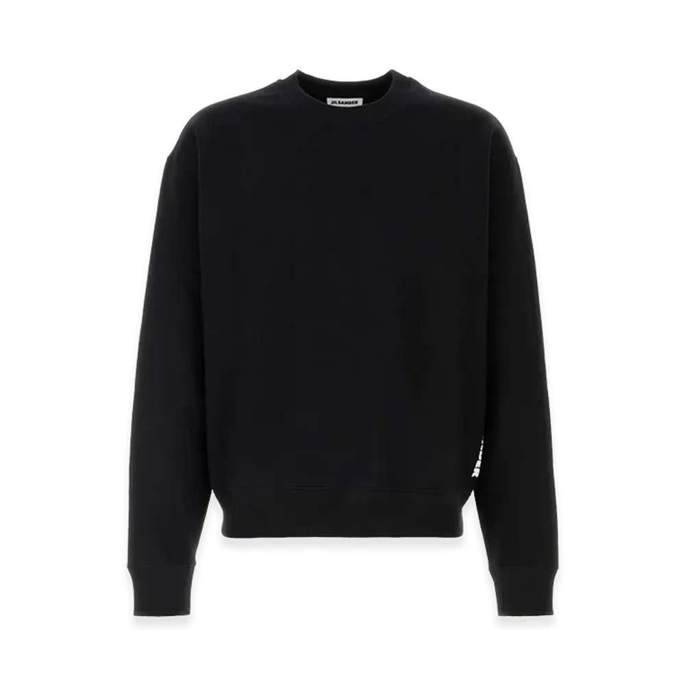Jil Sander Cotton Sweatshirt "Black"