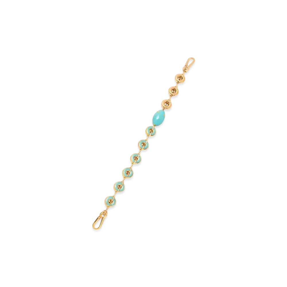 LOEWE Snake Donut Chain "Sky Blue/Gold"