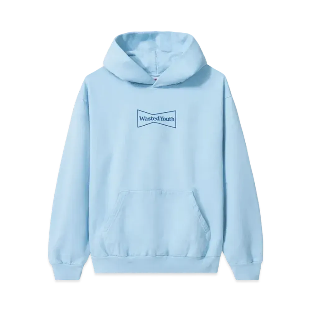 Wasted Youth x MINIONS HOODIE "Light Blue" / VERDY