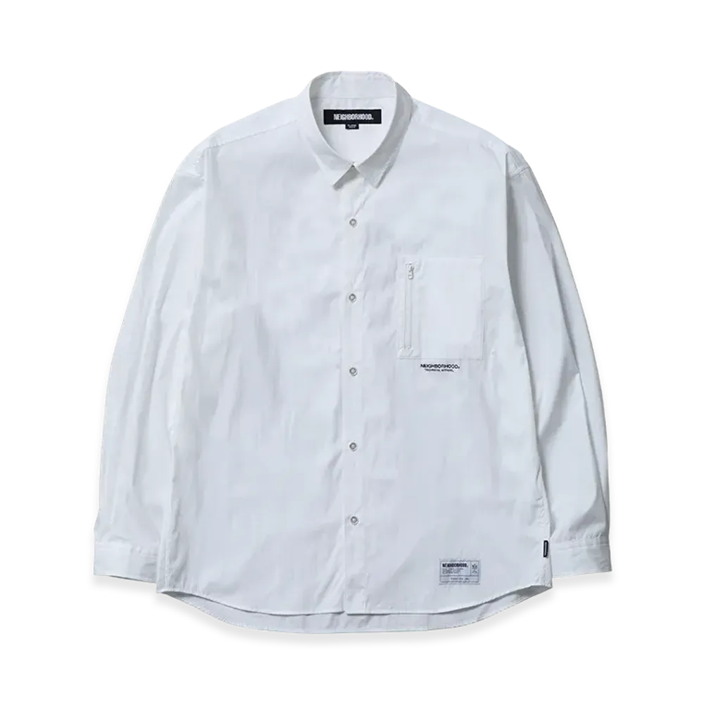 NEIGHBORHOOD Plain Shirt LS "White"