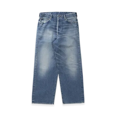 visvim Social Sculpture 01 EX Wide DMGD-43 "Indigo"