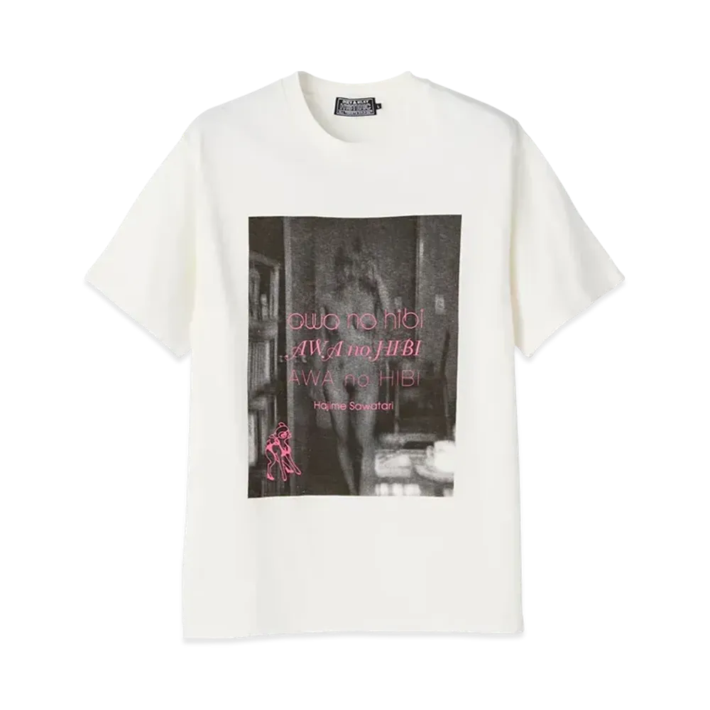 HYSTERIC GLAMOUR Hajime Sawatari Special Order/Awa No Hibi T-Shirt "White"