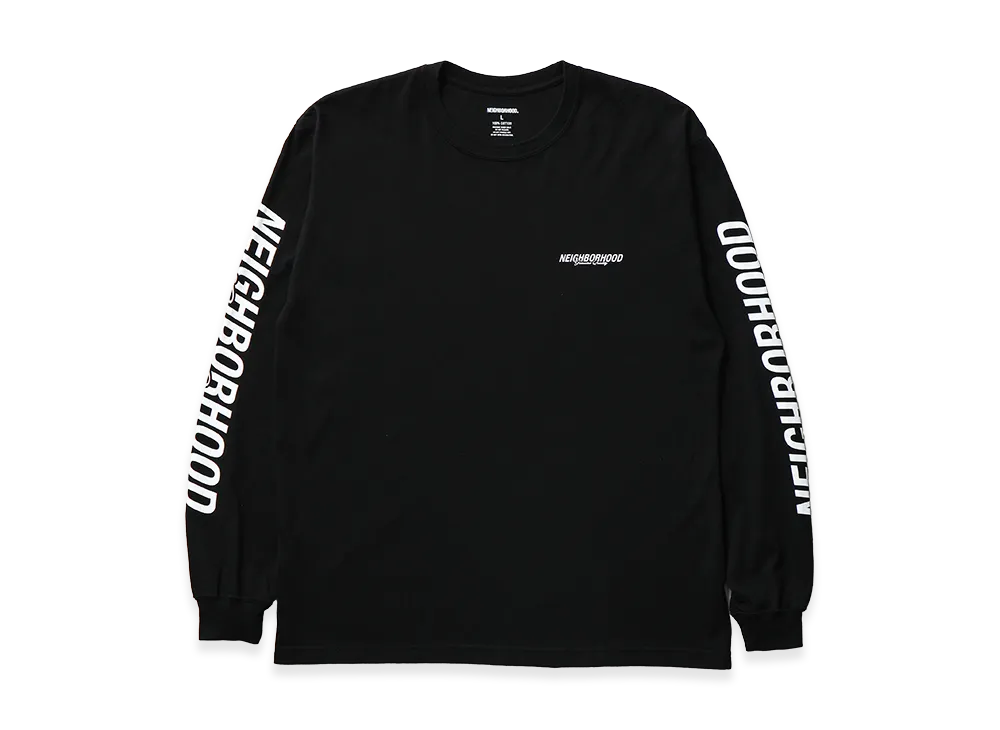 NEIGHBORHOOD NH . Tee LS-1 "Balck"
