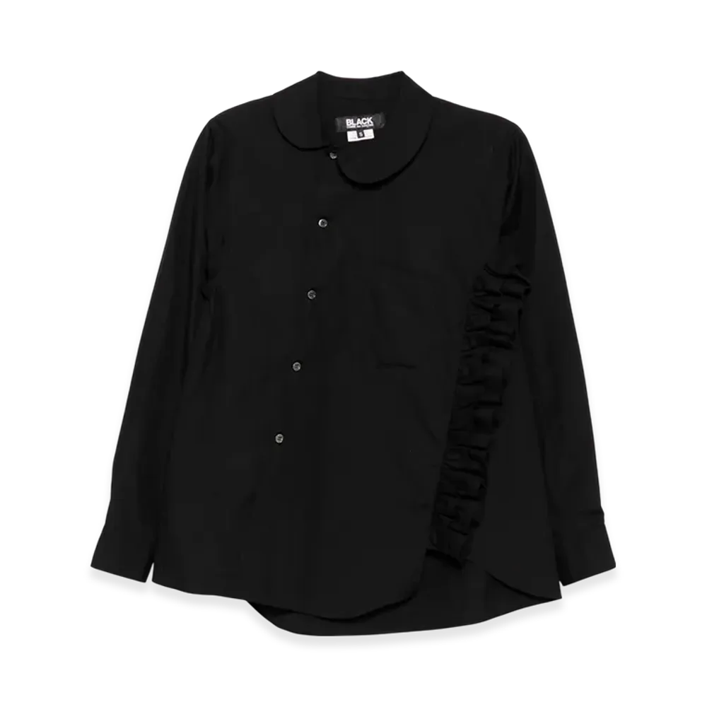 BLACK COMME des GARCONS Ruffle Shirt "Black"