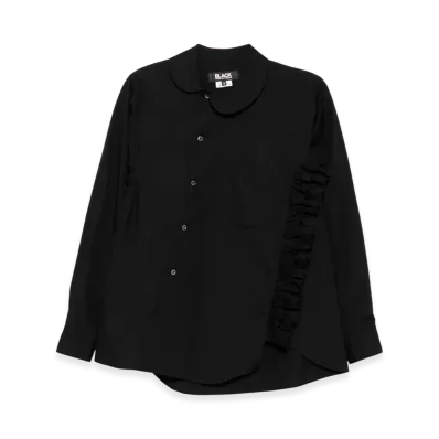 BLACK COMME des GARCONS Ruffle Shirt "Black"