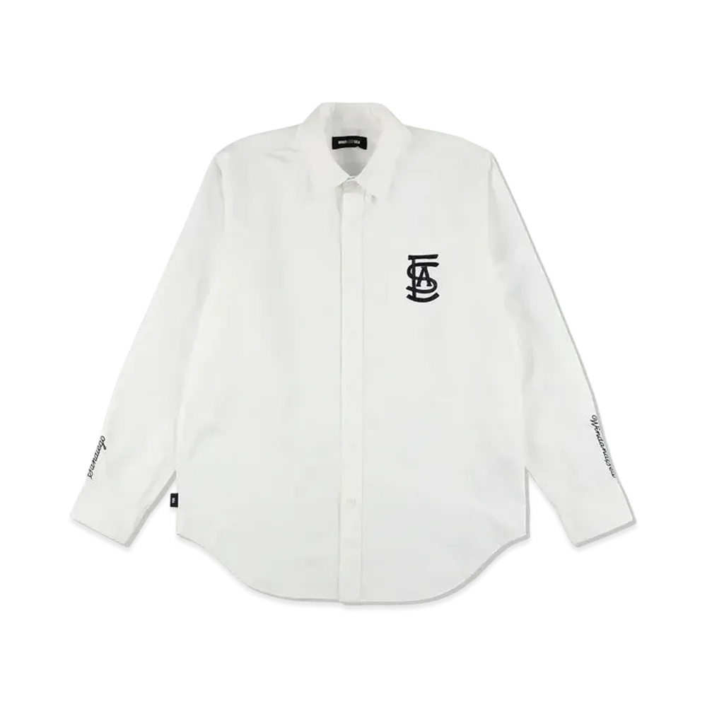 WIND AND SEA SDCL (WDS) Broad Shirt "White"