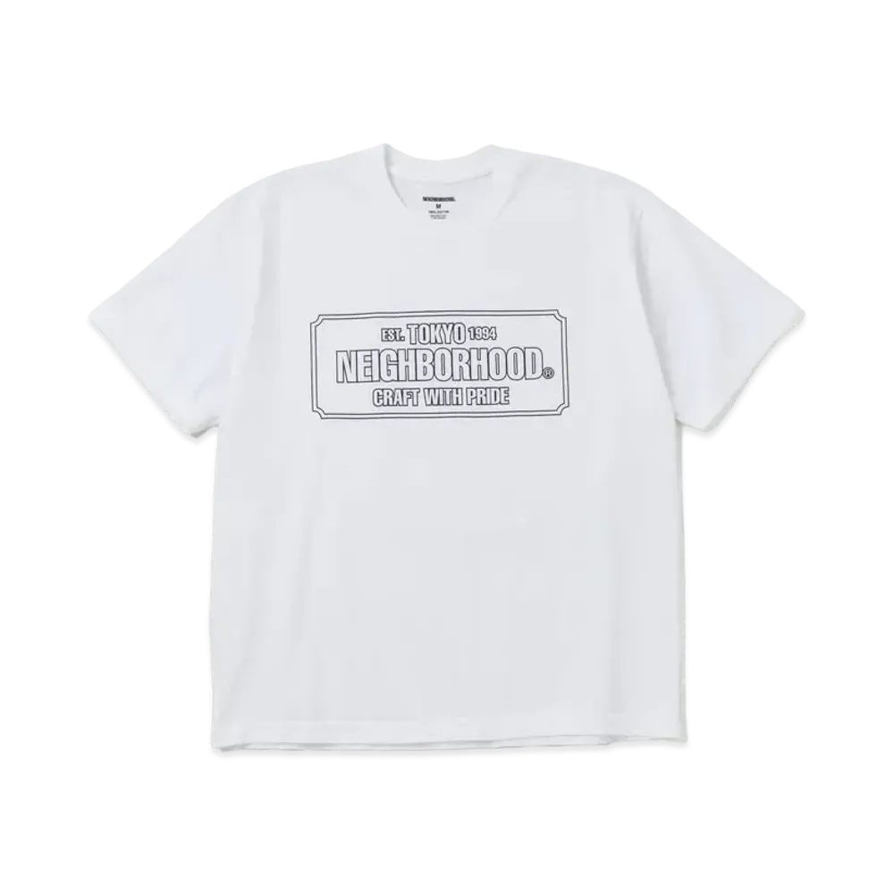 NEIGHBORHOOD NH . Tee SS-1 "White"