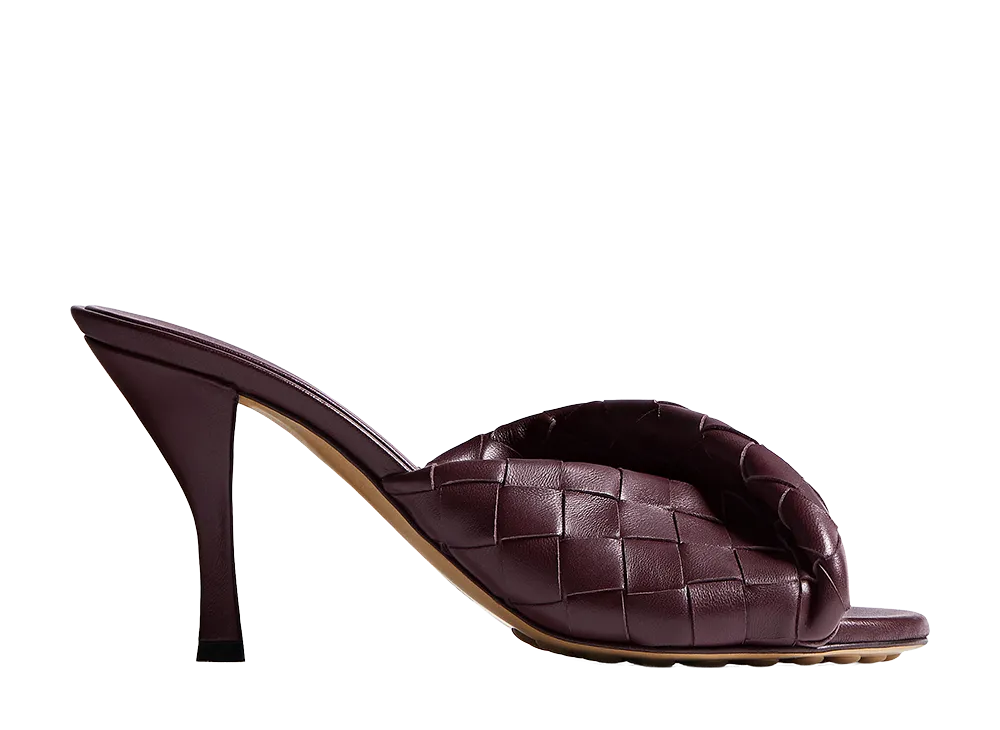 Bottega Veneta Women's Blink Mules "DeepMahogany"