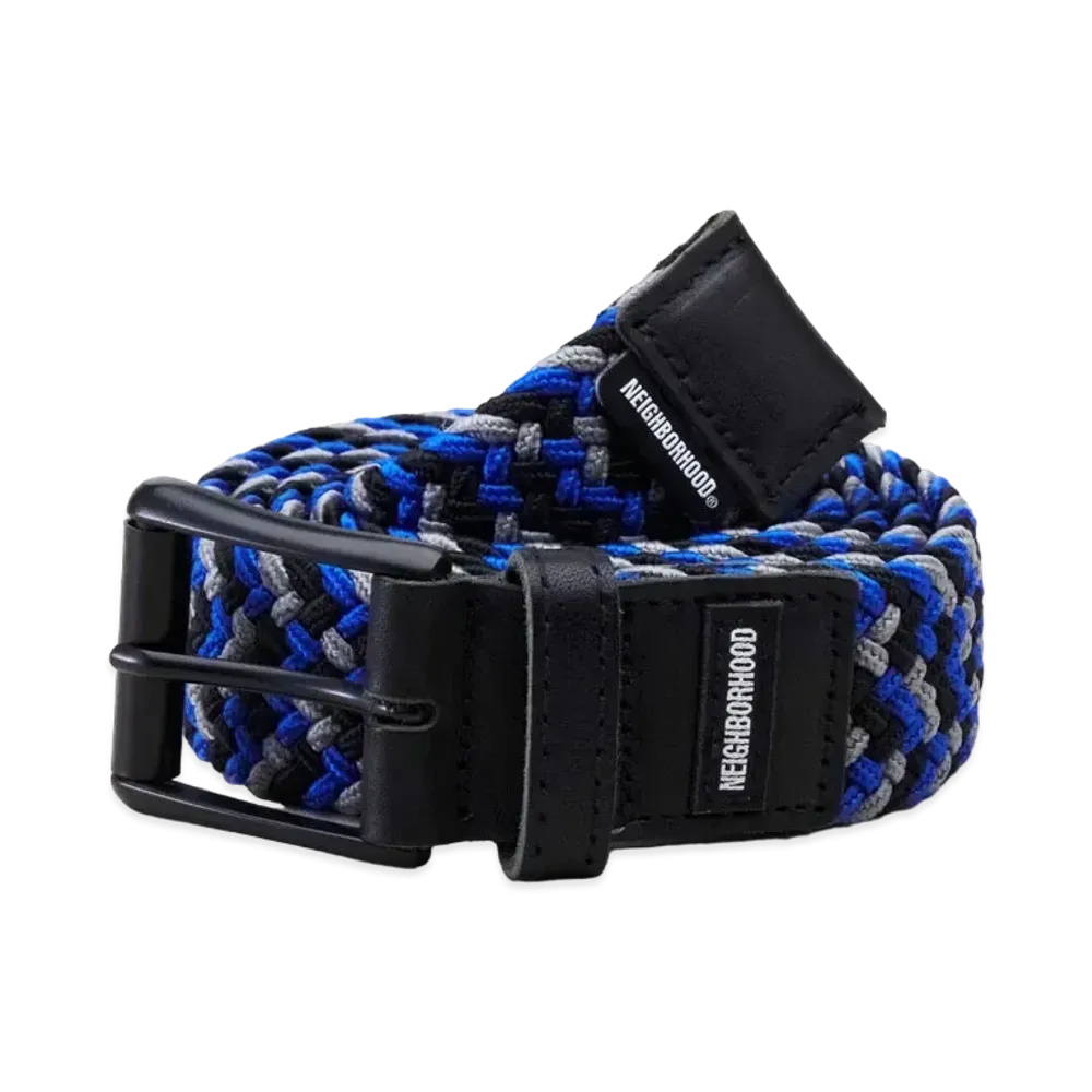 NEIGHBORHOOD BRAID / P-BELT "Black Blue"