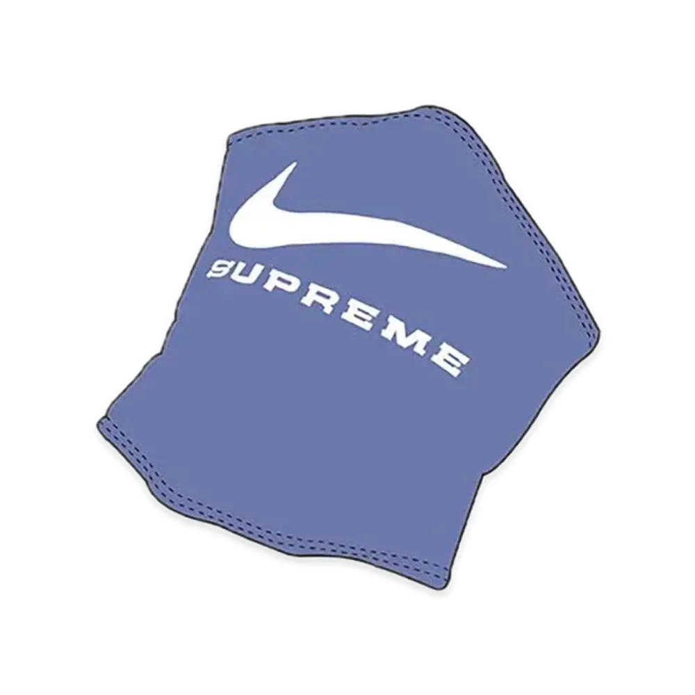 Supreme x Nike Neck Warmer "Blue"