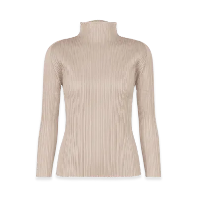 PLEATS PLEASE ISSEY MIYAKE New Colorful Basics 4 "Greige"