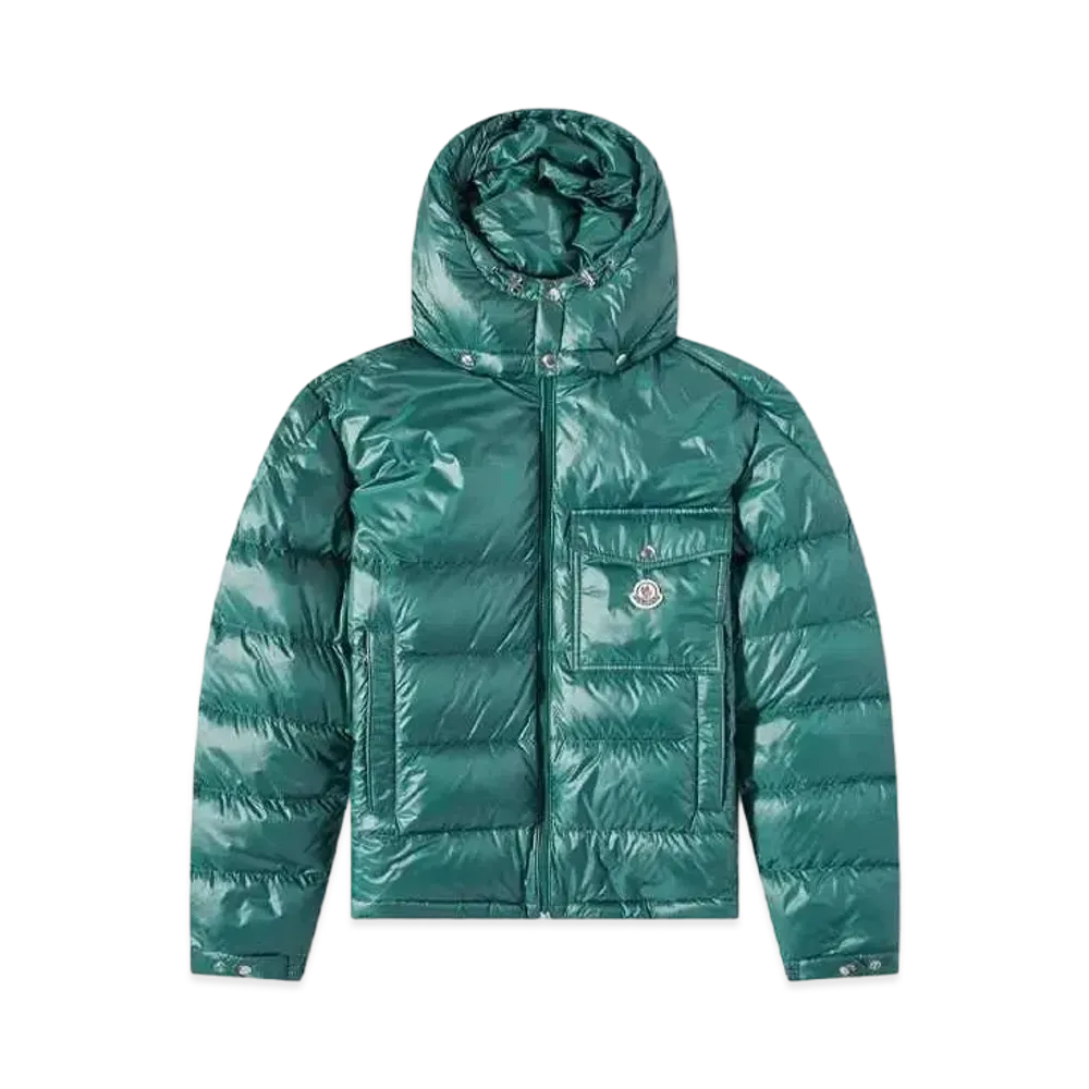 MONCLER Wollaston Hooded Down Jacket "Green"