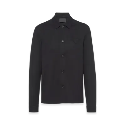 PRADA Wool Blend Shirt "Black"