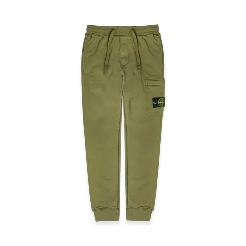 Stone Island 64551 Cotton Fleece Cargo Pants - 21SS "Olive Green"