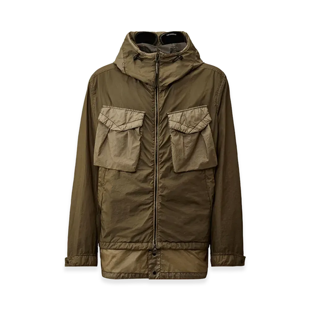 C.P. Company Bi-TM Mixed Goggle Jacket "Gunmetal Grey"