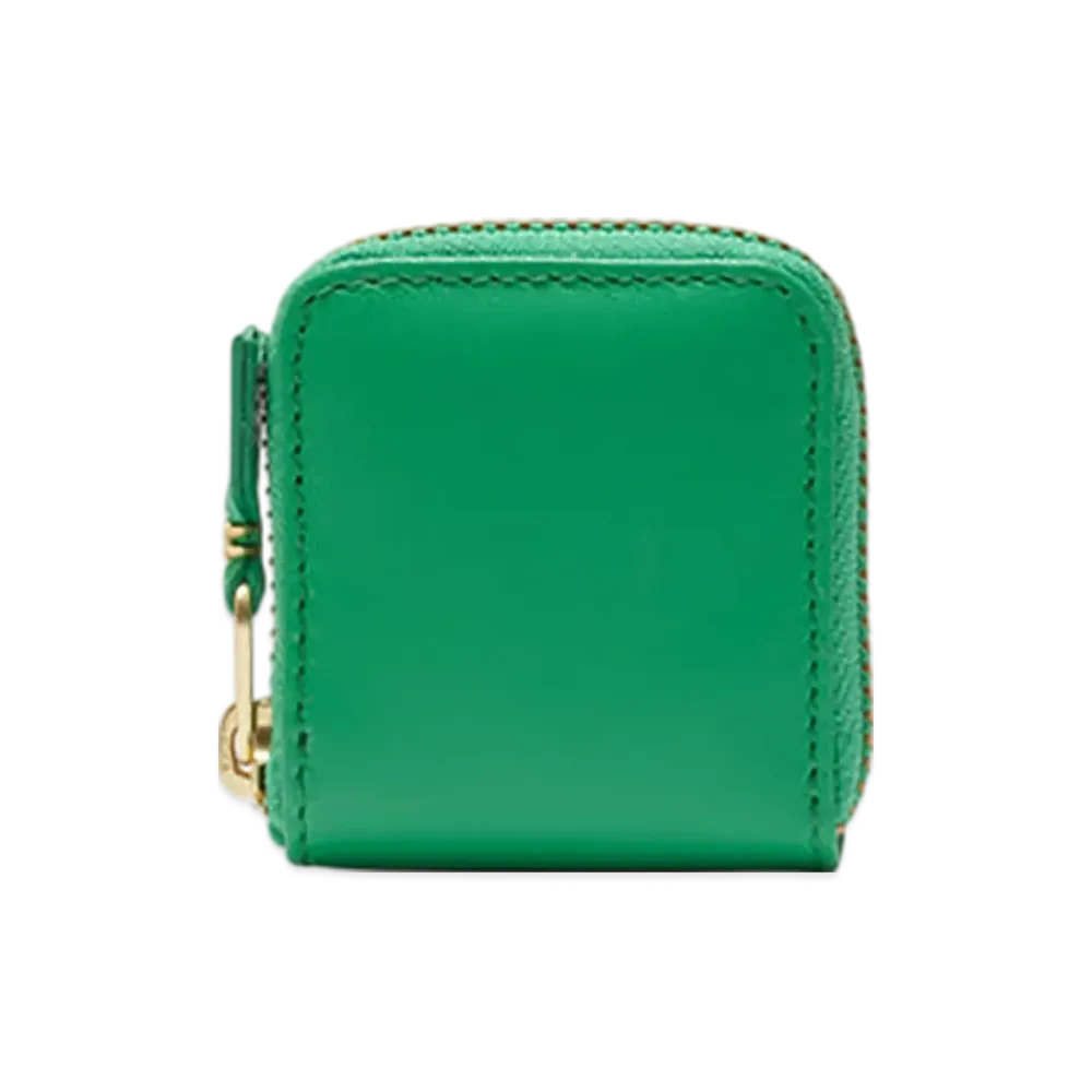 COMME des GARCONS Wallet Colored Leather "Green"