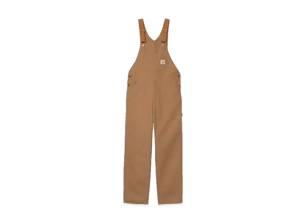 Carhartt WIP Bib Overall "Hamilton Brown Rinsed"
