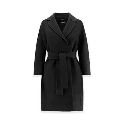 Max Mara Women's Arona Wool Coat "Black"