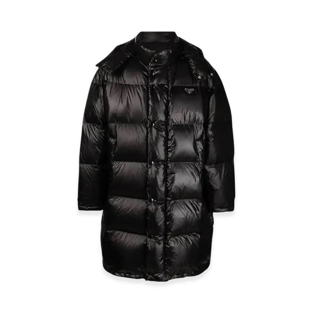 PRADA Re-Nylon Down Coat "Black"