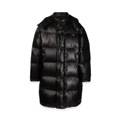 PRADA Re-Nylon Down Coat "Black"