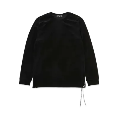 mastermind JAPAN Velour LS Tee "Black"