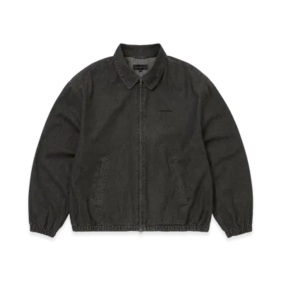 thisisneverthat Denim Blouson Jacket "Dark Brown"