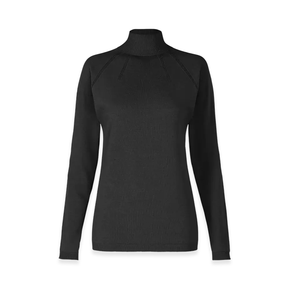 132 5. ISSEY MIYAKE Darted Knit "Black"