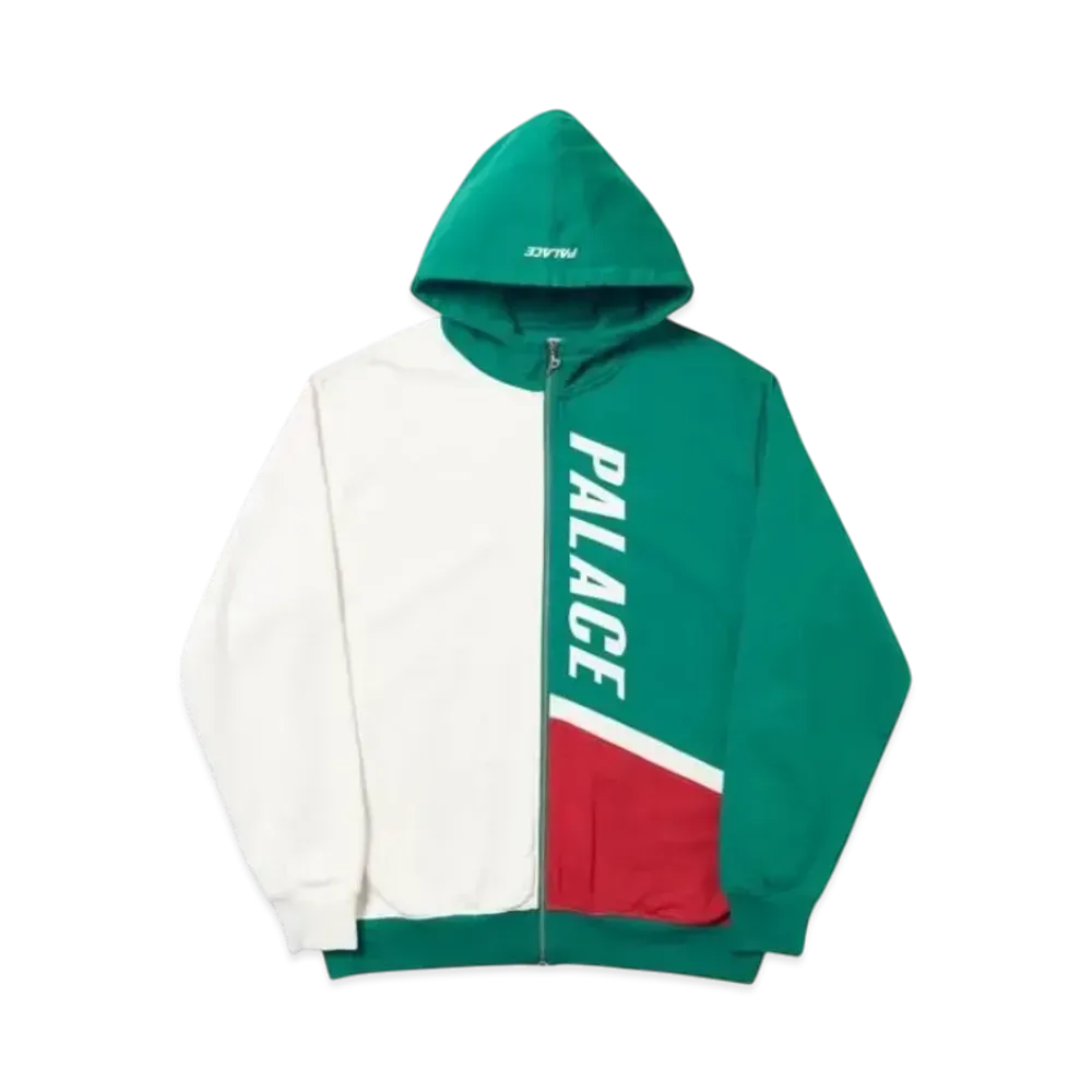 PALACE Flaggo Zip Hood "White"