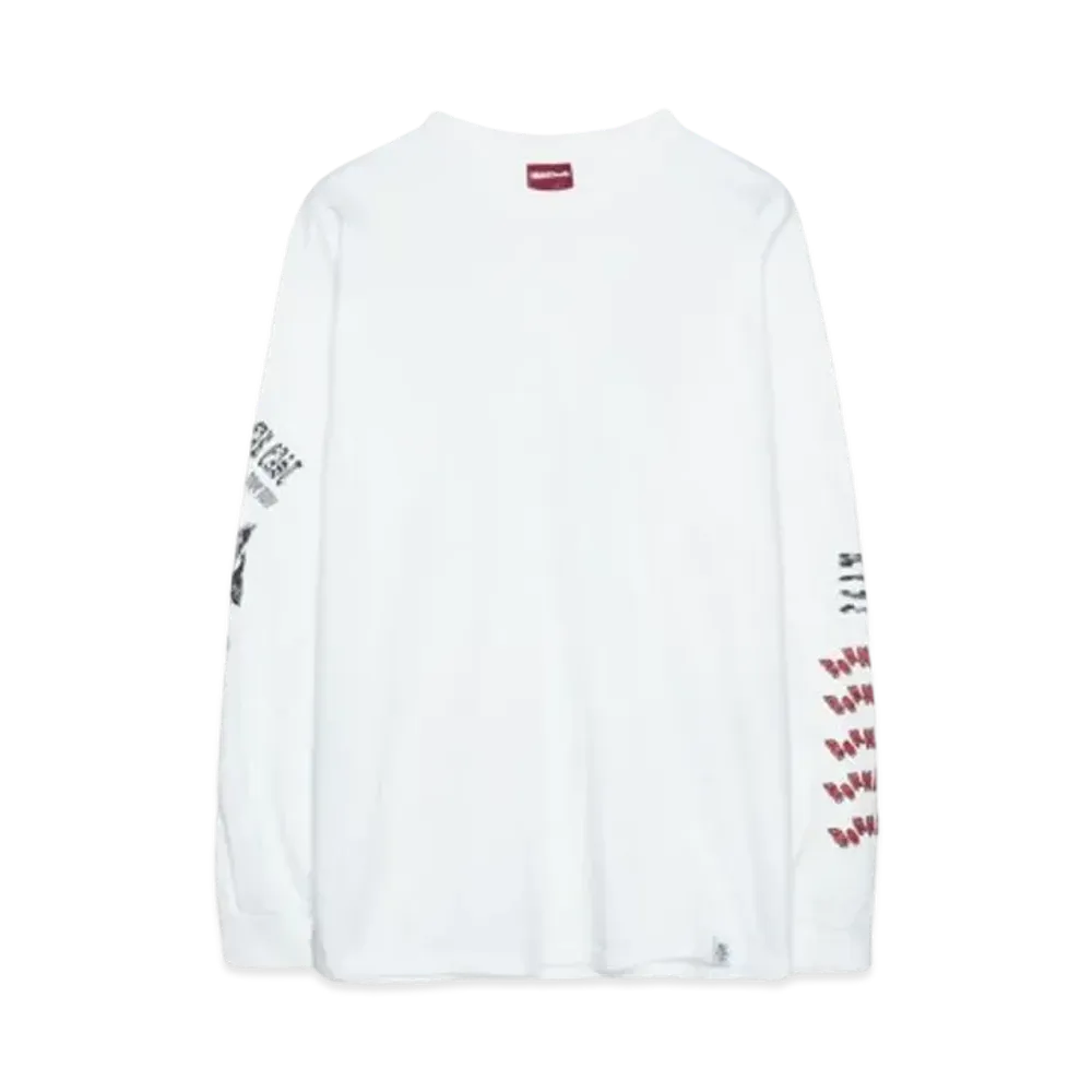 Hide and Seek Collage L/S Tee(24aw) "WHITE"