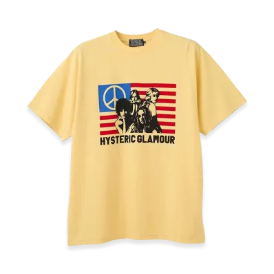 HYSTERIC GLAMOUR Free Bird Tee "Yellow"