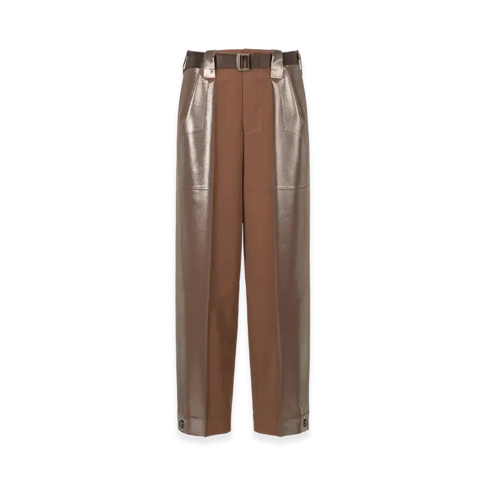 132 5. ISSEY MIYAKE Tucked Foil "Brown"