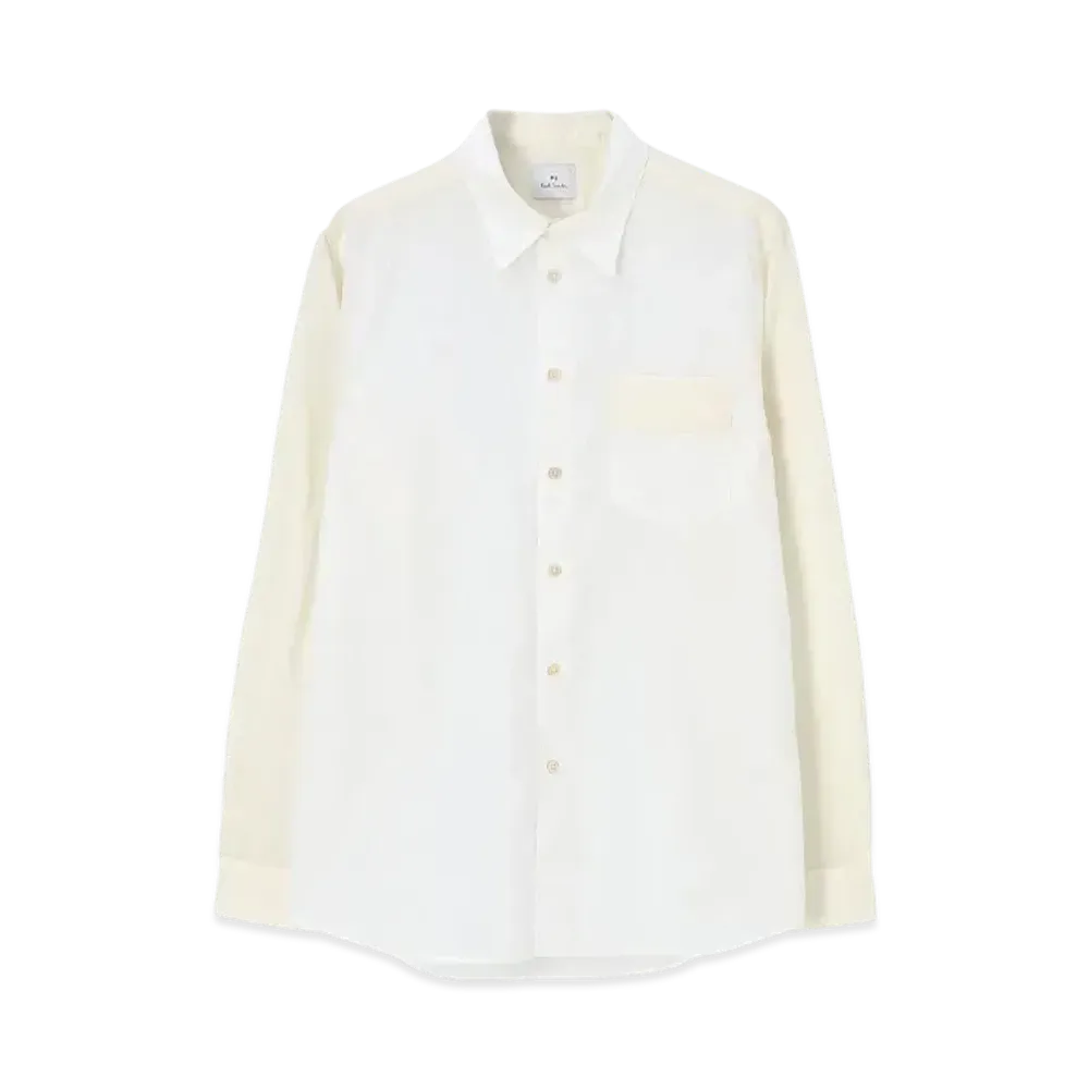 Paul Smith Mix-Up Panel Shirt "OffWhite"
