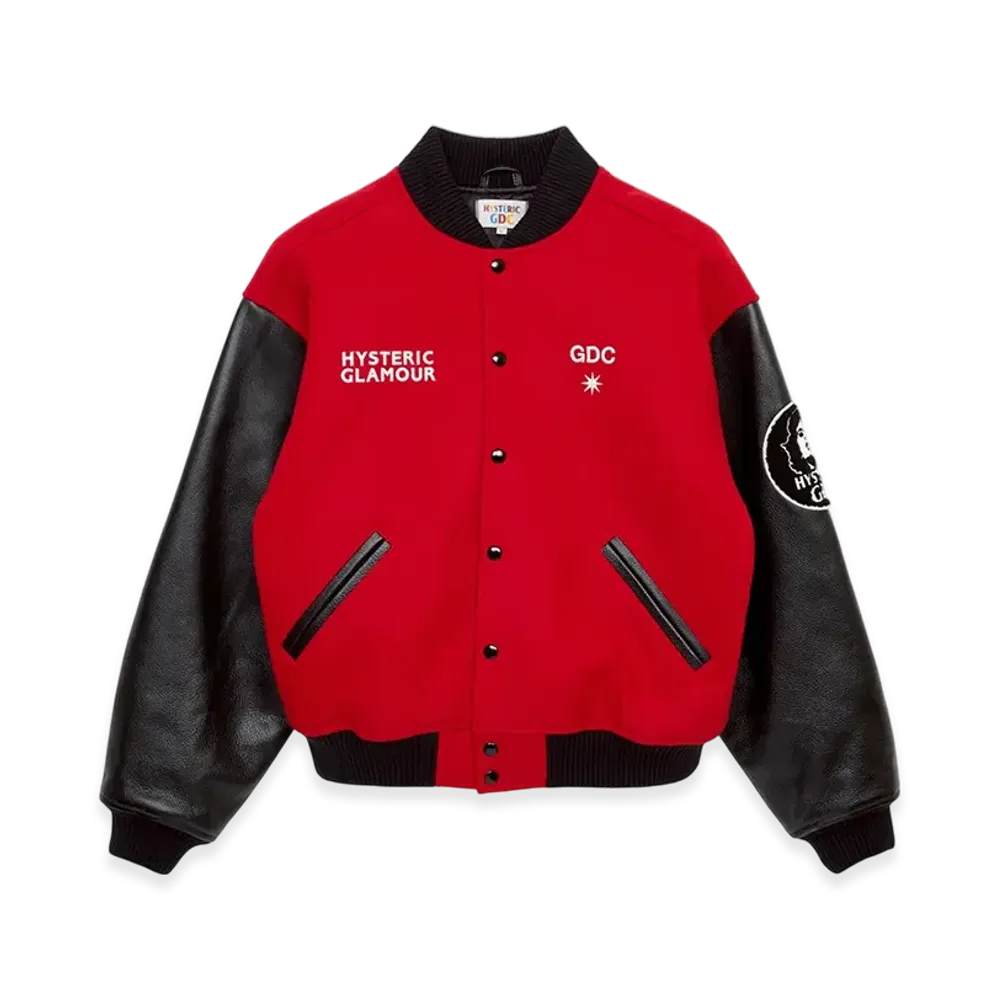 HYSTERIC GLAMOUR x GDC Stadium Jumper "Red"