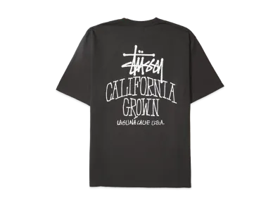 Stussy Cali Grown Tee Pigment Dyed "Faded Black"