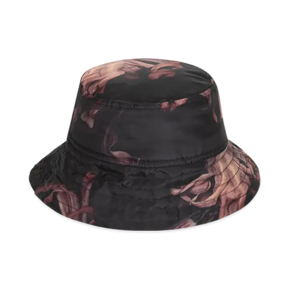 DRIES VAN NOTEN Printed Bucket Hat "Old rose"