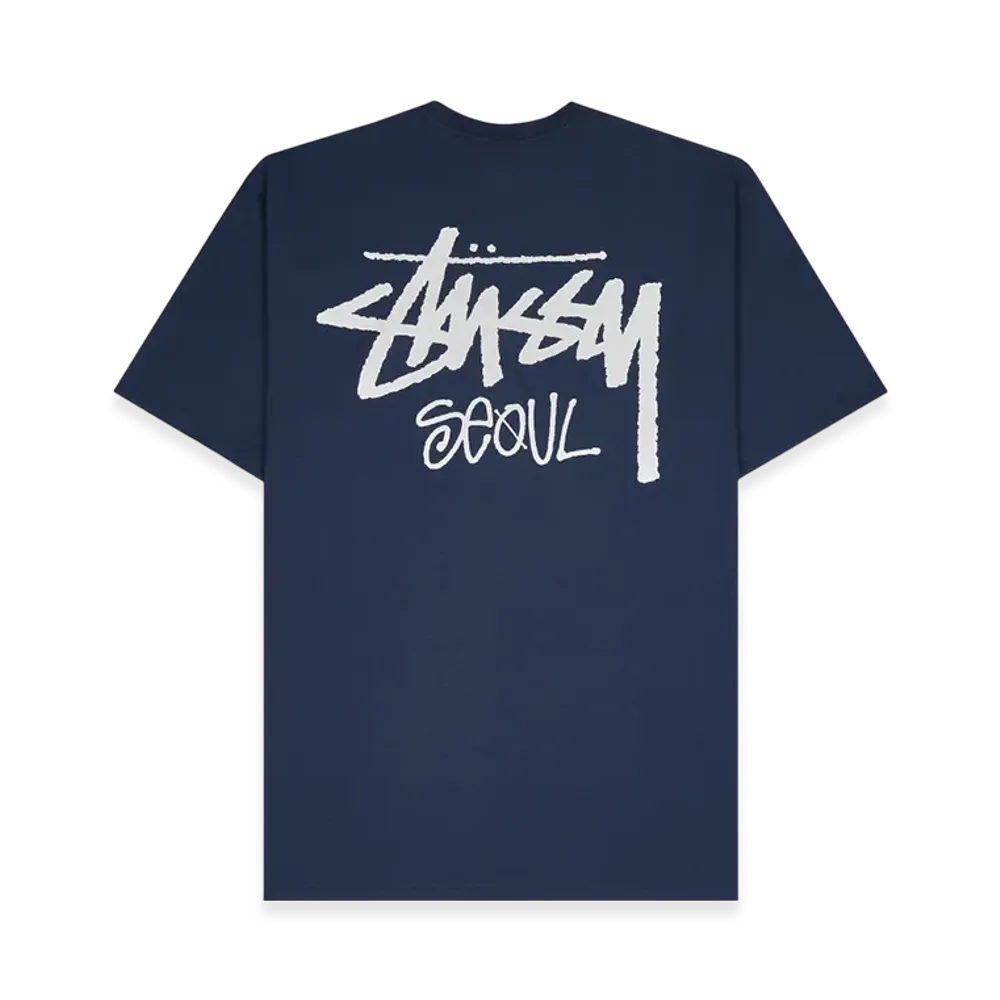 Stussy Stock Seoul Tee 2023 "Navy"