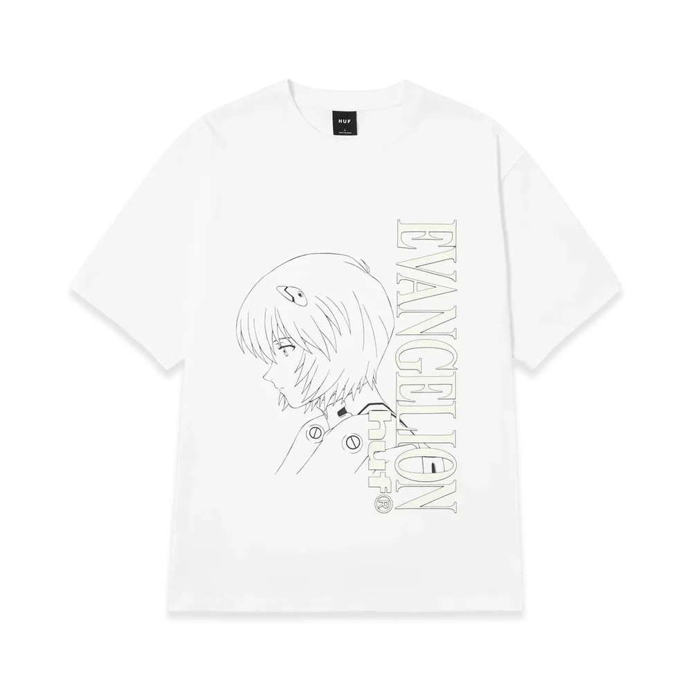 HUF x EVANGELION Rei Ayanami Tee "White"