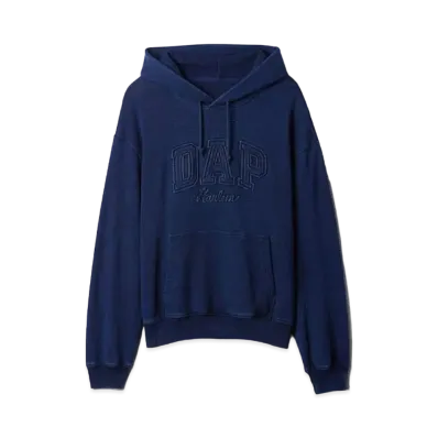 GAP DAP Logo Denim Hoodie (Unisex) "Dark Indigo"