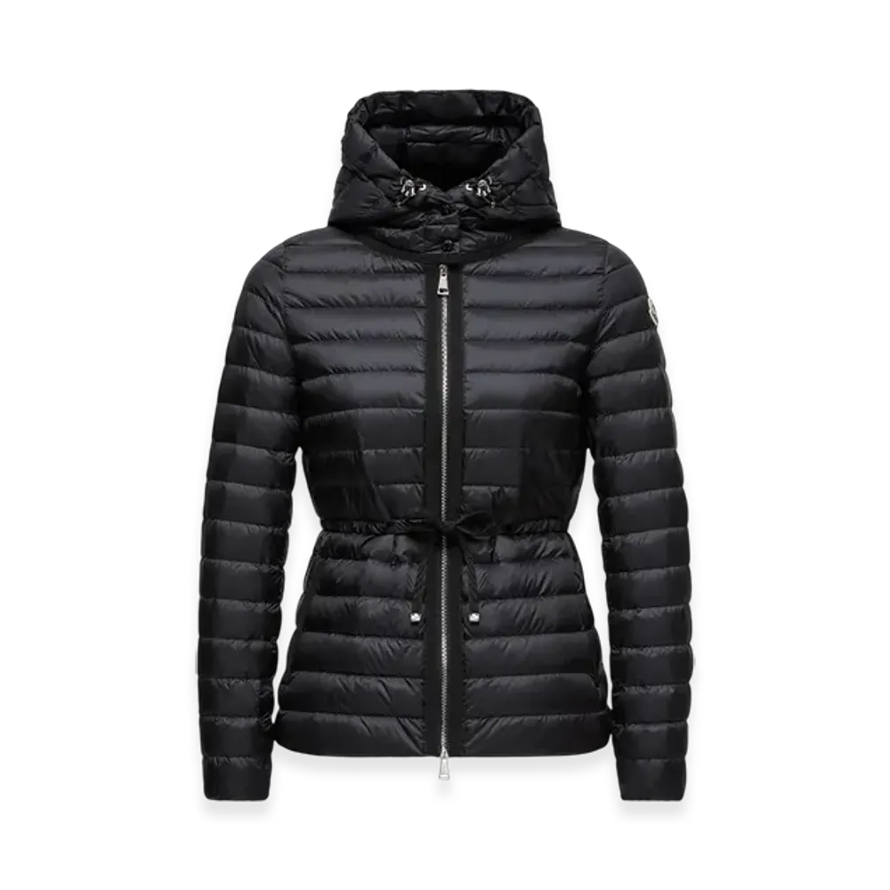 MONCLER Raie Packable Hooded Short Down Jacket "Black"