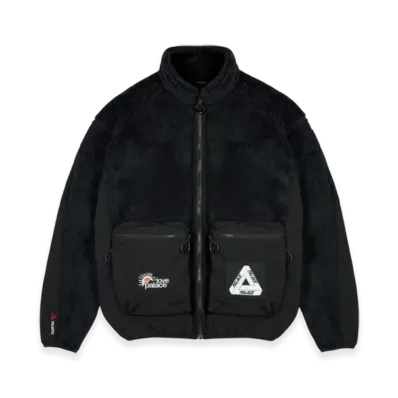 PALACE Polartec High-Loft Teddy Fleece Jacket "Black"