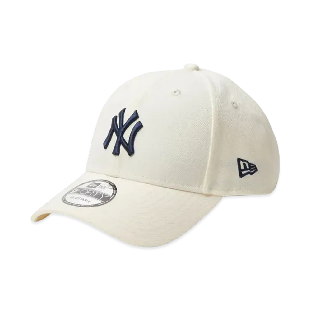 NEW ERA 9Forty MLB Woven Label New York Yankees "Chrome White"