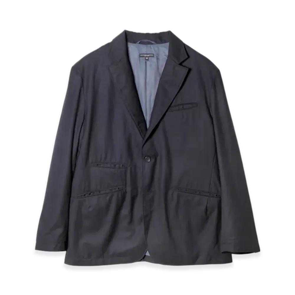 ENGINEERED GARMENTS Andover Jacket - High Count Worsted Wool "Black"