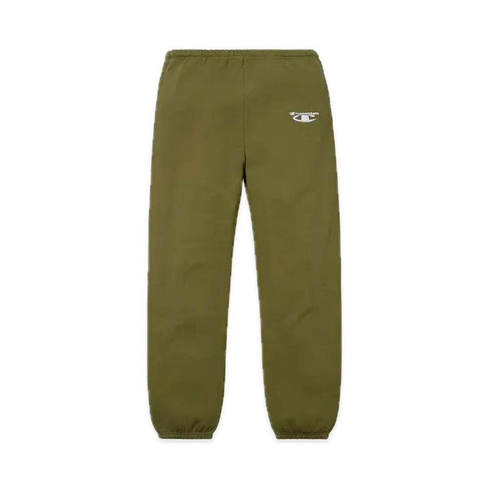 Supreme x Champion 3D Metallic Sweatpant "Olive"