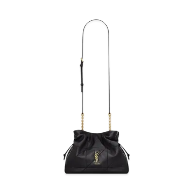 Saint Laurent Women's Jamie Shoulder Pouch In Lambskin "Black"