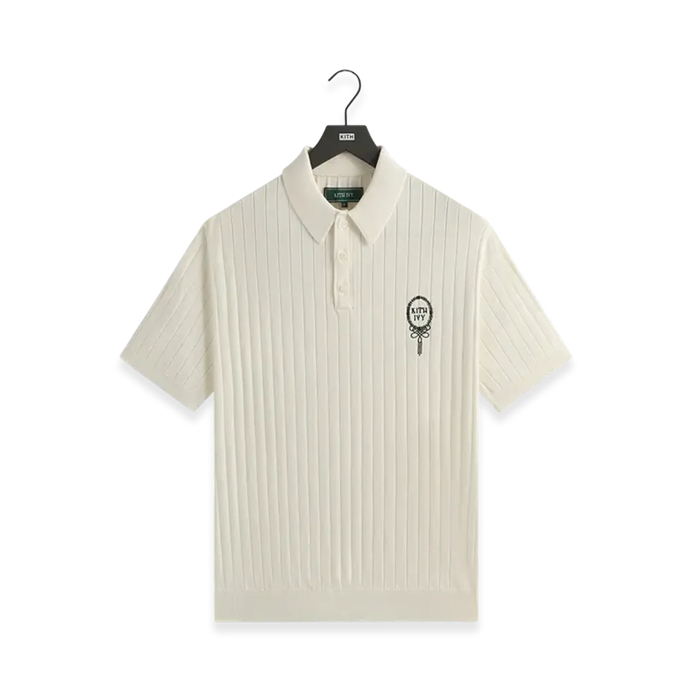 Kith Ivy Knit Tilden Polo "Sandrift"