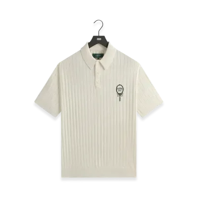 Kith Ivy Knit Tilden Polo "Sandrift"