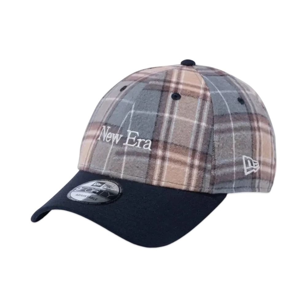 NEW ERA 9Forty Fabric Series Tartan Check "Beige"